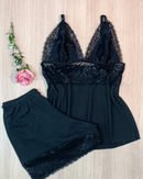 Baby Doll Canelado Renda Conforto Yasmin