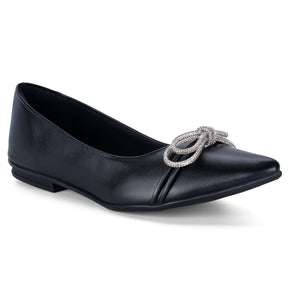 Vendedor Indicado
Sapatilha Feminina Laço Strass Salto Bico Afinado Luxo Elegante