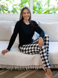 Pijama Inverno Feminino Longo Xadrez Frio Empório Do Algodão