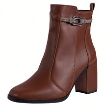 Vendedor Indicado
LAZZLU SHOES Bota Feminina Salto Bloco Grosso Cano Curto Coturno Brilho