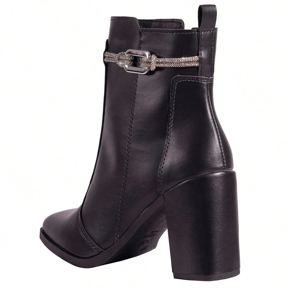 Vendedor Indicado
LAZZLU SHOES Bota Feminina Salto Bloco Grosso Cano Curto Coturno Brilho
