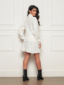 Vendedor IndicadoConjunto Tricot Modal 2 Peças Blusa gola alto com saia