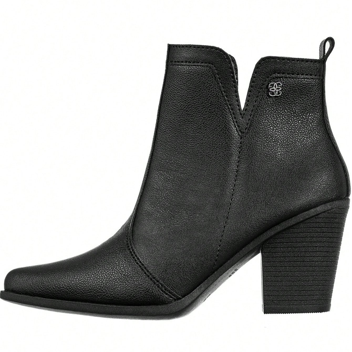Bota Feminina Texana  Bico Fino Cano Médio com Salto | Estilo Western, Confortável e Tendência Blogueira