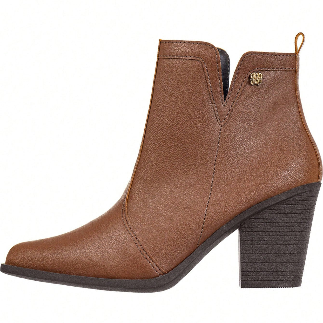Bota Feminina Texana  Bico Fino Cano Médio com Salto | Estilo Western, Confortável e Tendência Blogueira