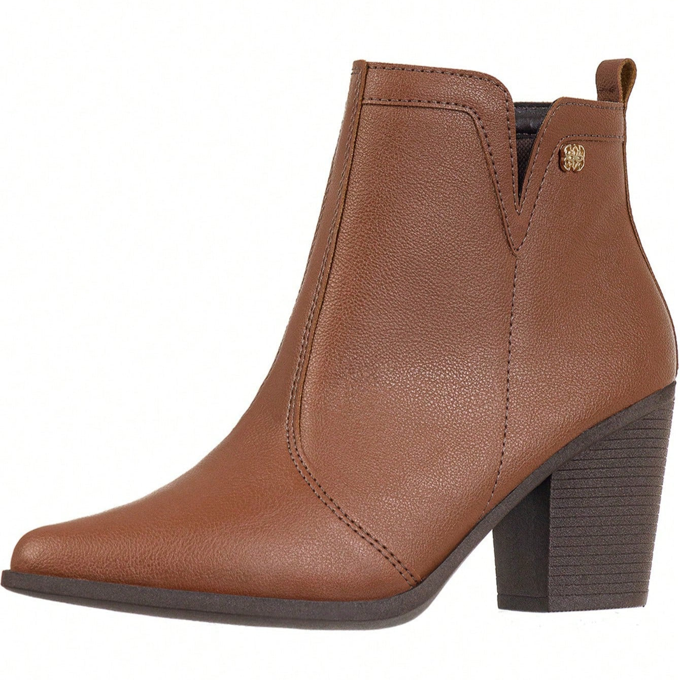 Bota Feminina Texana  Bico Fino Cano Médio com Salto | Estilo Western, Confortável e Tendência Blogueira