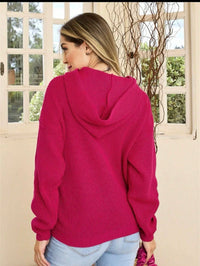 Vendedor IndicadoBlusa De Frio Feminina Tricot Com Capuz Manga Longa Touca