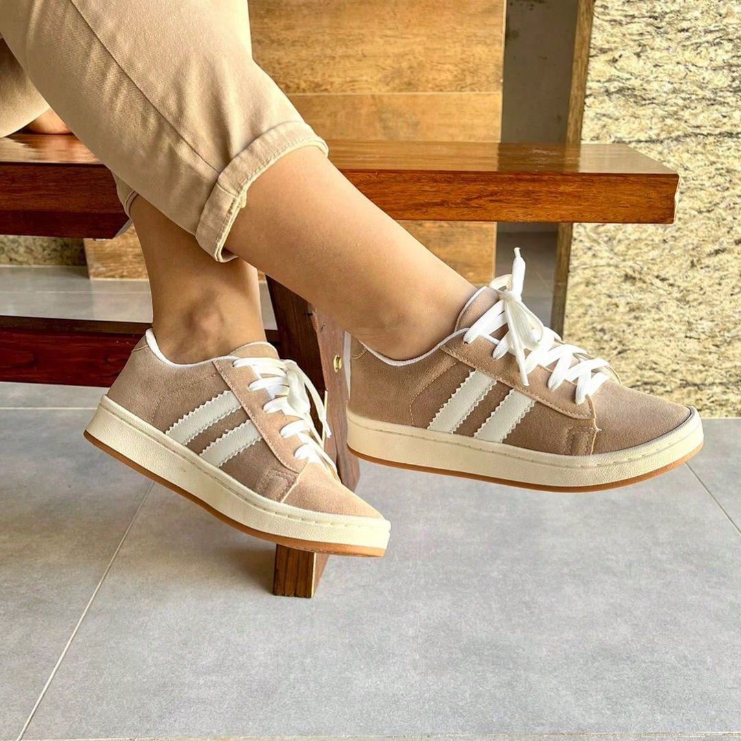 Tênis Casual Feminino Tradicional – Conforto e Estilo Clássico