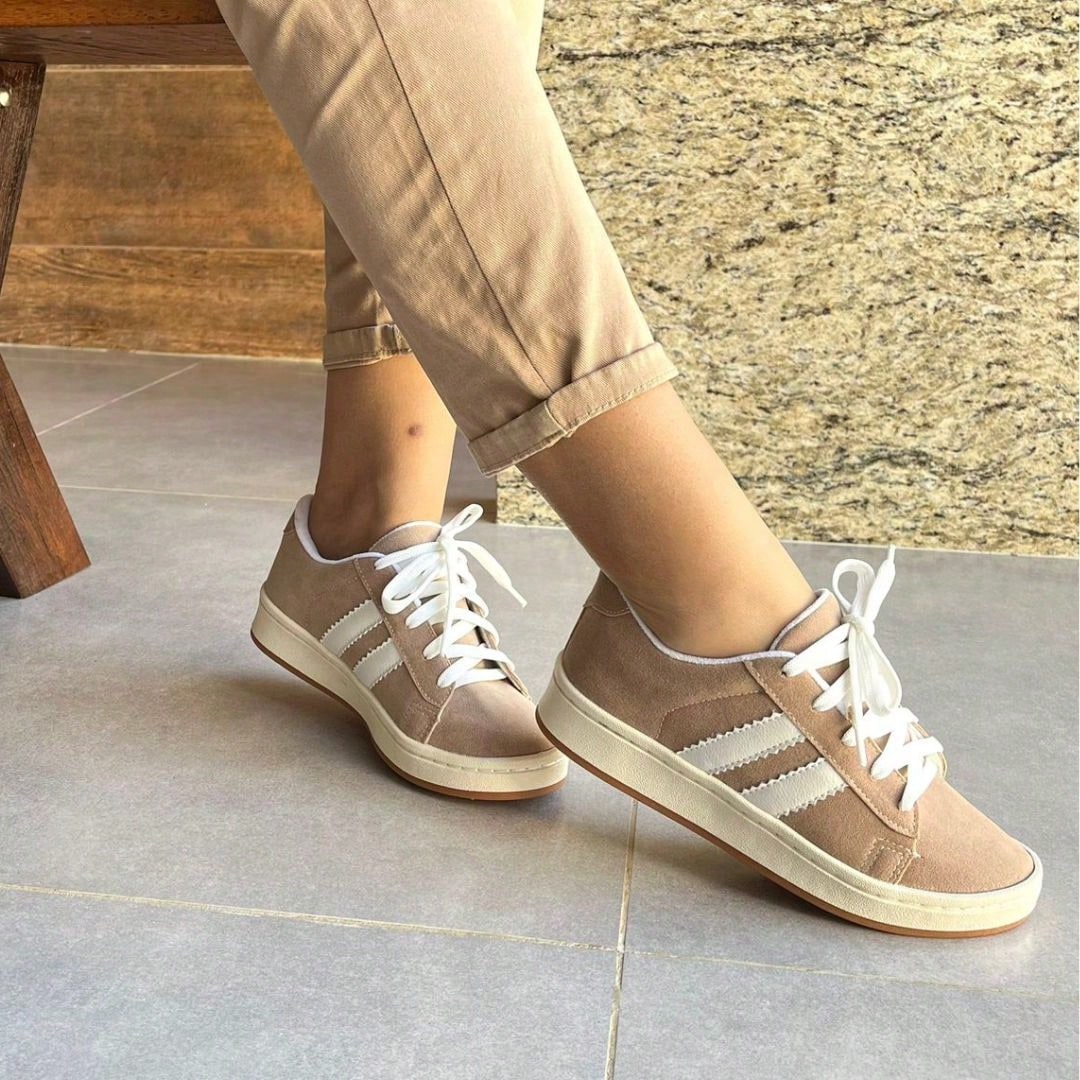 Tênis Casual Feminino Tradicional – Conforto e Estilo Clássico