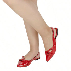 Sapatilha sandalia rasteira bico fino Slingback Feminina sapato Mule Mocassim Tiras Confort