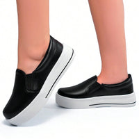 Tênis Feminino Slip On Casual Básico e Confortável – Estilo e Praticidade no Dia a Dia