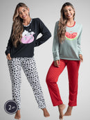 Pijama Feminino Inverno | Promoção Compre 1 Leve 2 | Aproveite o Conforto e Economia