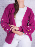 Casaco Feminino Manga Pipoquinha
