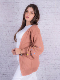 Casaco Feminino Manga Pipoquinha