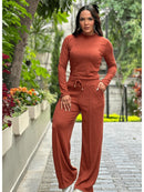 Vendedor IndicadoConjunto Lanzinha Calça Pantalona e Cropped Inverno