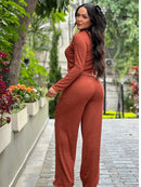 Vendedor IndicadoConjunto Lanzinha Calça Pantalona e Cropped Inverno