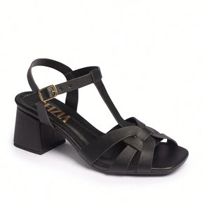 Sandália Feminina Salto Bloco Quadrado – Elegância e Conforto para Todos os Momentos
