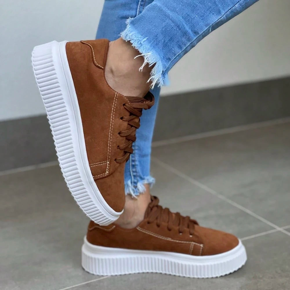 Tênis Feminino Plataforma Confortável e Leve – Estilo com Maciez Para o Dia a Dia
