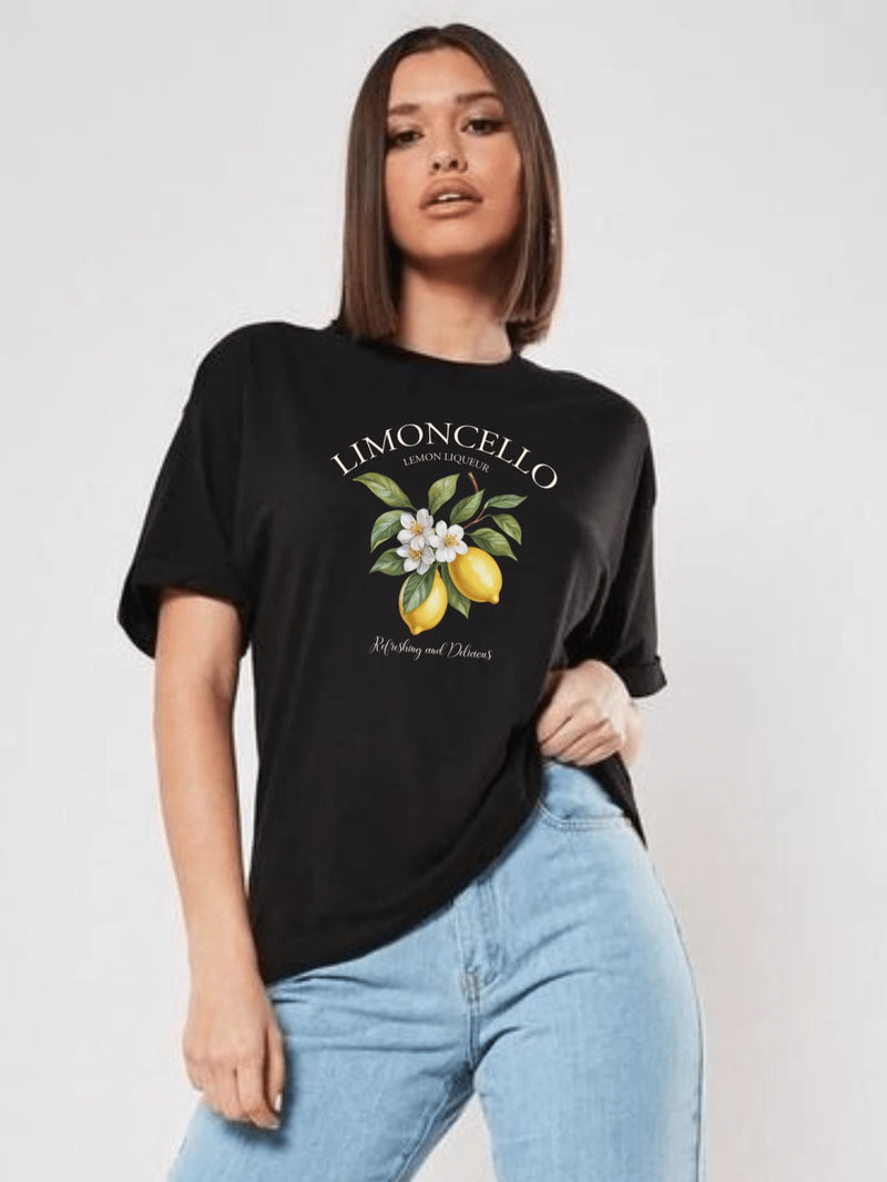 Camiseta Feminina 100% Algodão  Limoncello