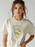 Camiseta Feminina 100% Algodão  Limoncello