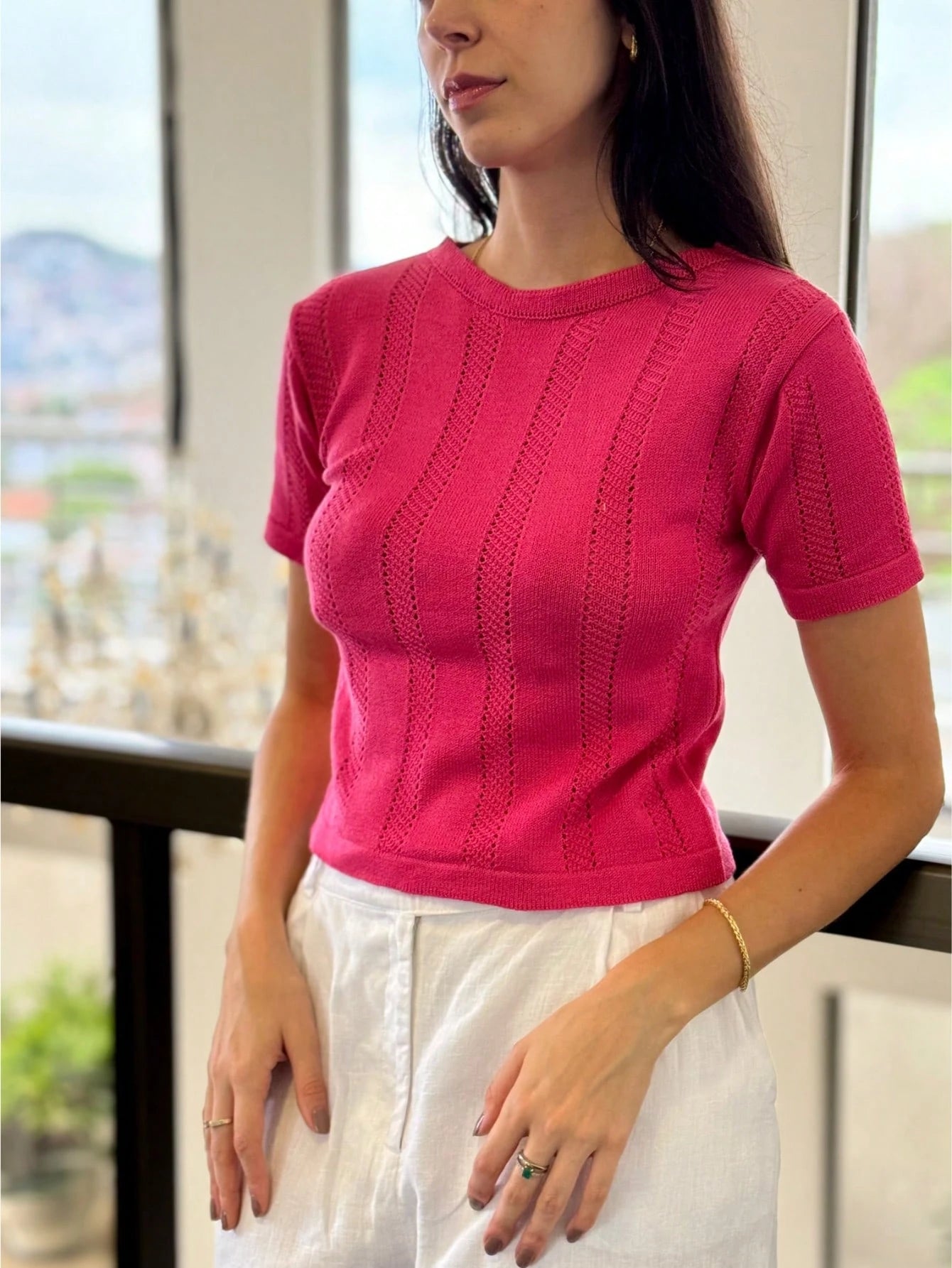 Blusa de Tricot Feminina Modal 3D | Sofisticação, Estilo e Conforto