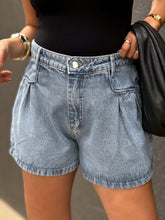 Vendedor Indicadoshort Jeans Feminina Cintura Alta saia midi saia colorido sem rascada 142