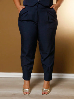 Vendedor Indicado
Conjunto De Alfaiataria Feminino Colete + Calça Moda Casual/Social Plus