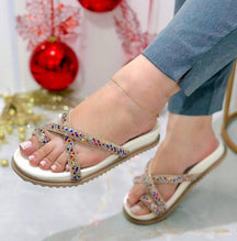 Papete Feminina com Strass – Brilhante, Macia e Super Confortável