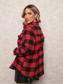 Vendedor IndicadoCamisa Xadrez Feminina Flanelado Manga Longa