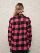 Vendedor IndicadoCamisa Xadrez Feminina Flanelado Manga Longa