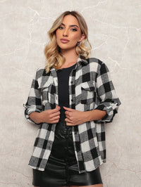 Vendedor IndicadoCamisa Xadrez Feminina Flanelado Manga Longa