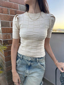 Blusa de Tricot Feminina Modal 3D | Sofisticação, Estilo e Conforto