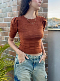 Blusa de Tricot Feminina Modal 3D | Sofisticação, Estilo e Conforto
