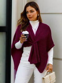 Vendedor IndicadoCapa Tricot Colete Poncho Kimono Feminino estiloso