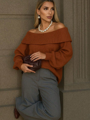 Blusa Feminina Ciganinha Tricô Ombro a Ombro – Elegante e Atemporal