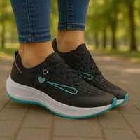 Tênis Feminino Running Fitness Casual Leve e Confortável para Academia e Dia a Dia