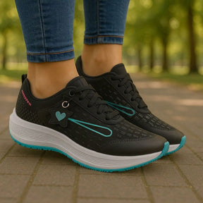 Tênis Feminino Running Fitness Casual Leve e Confortável para Academia e Dia a Dia