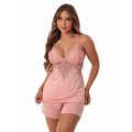 Baby Doll de Renda Feminino | Toque Macio e Conforto para Dormir com Estilo - Renata