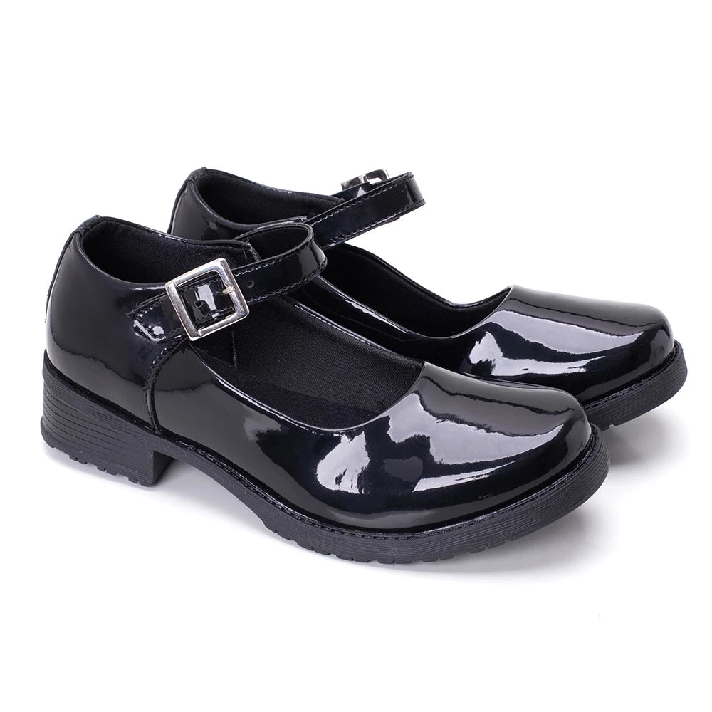 Sapato Mary Jane Feminino com Fivela Ajustável | Conforto, Estilo Retrô e Elegância para o Dia a Dia