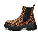 Bota Coturno Feminina Festa Junina Tratorada  Animal Print