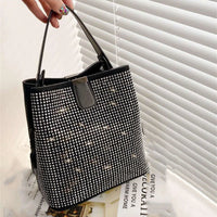 Bolsa Feminina Transversal com Brilho Cravejado | Elegância e Sofisticação para Todas as Ocasiões