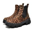 Bota Coturno Feminina Festa Junina Tratorada  Animal Print