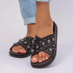 Papete Feminina Confortável Casual Botons Jaqueline