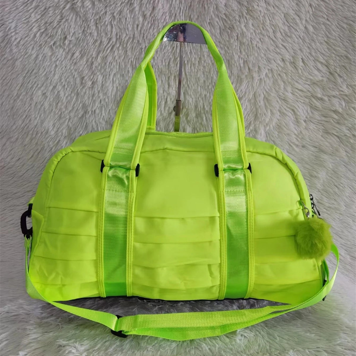 Bolsa Feminina de Academia Multifuncional com Compartimento para Tênis| Estilo, Espaço e Praticidade