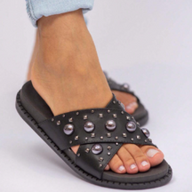 Papete Feminina Confortável Casual Botons Jaqueline