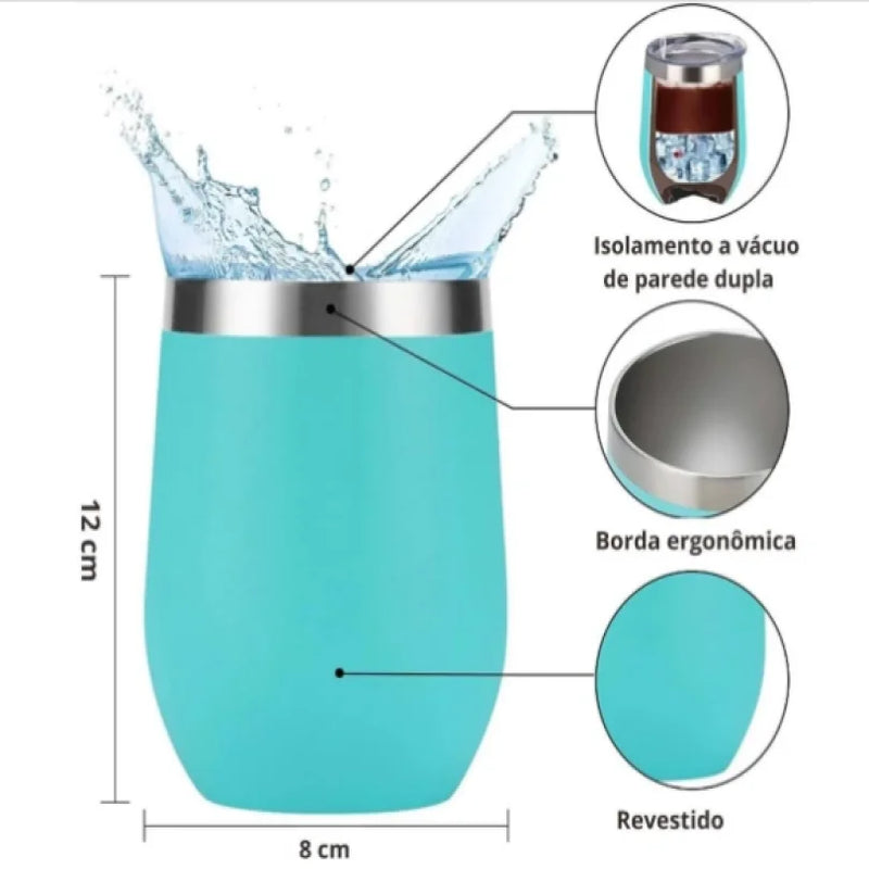 Copo térmico quente e frio 360ml