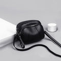 Bolsa Feminina Crossbody Alça Lateral Minimalista Preta