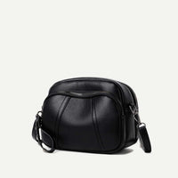 Bolsa Feminina Crossbody Alça Lateral Minimalista Preta