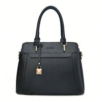 Bolsa Feminina Grande de Mão com Alça Lateral Vintage Preta