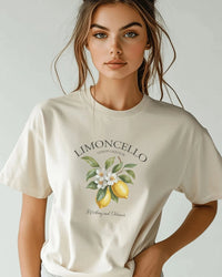 Camiseta Feminina 100% Algodão  Limoncello Off White