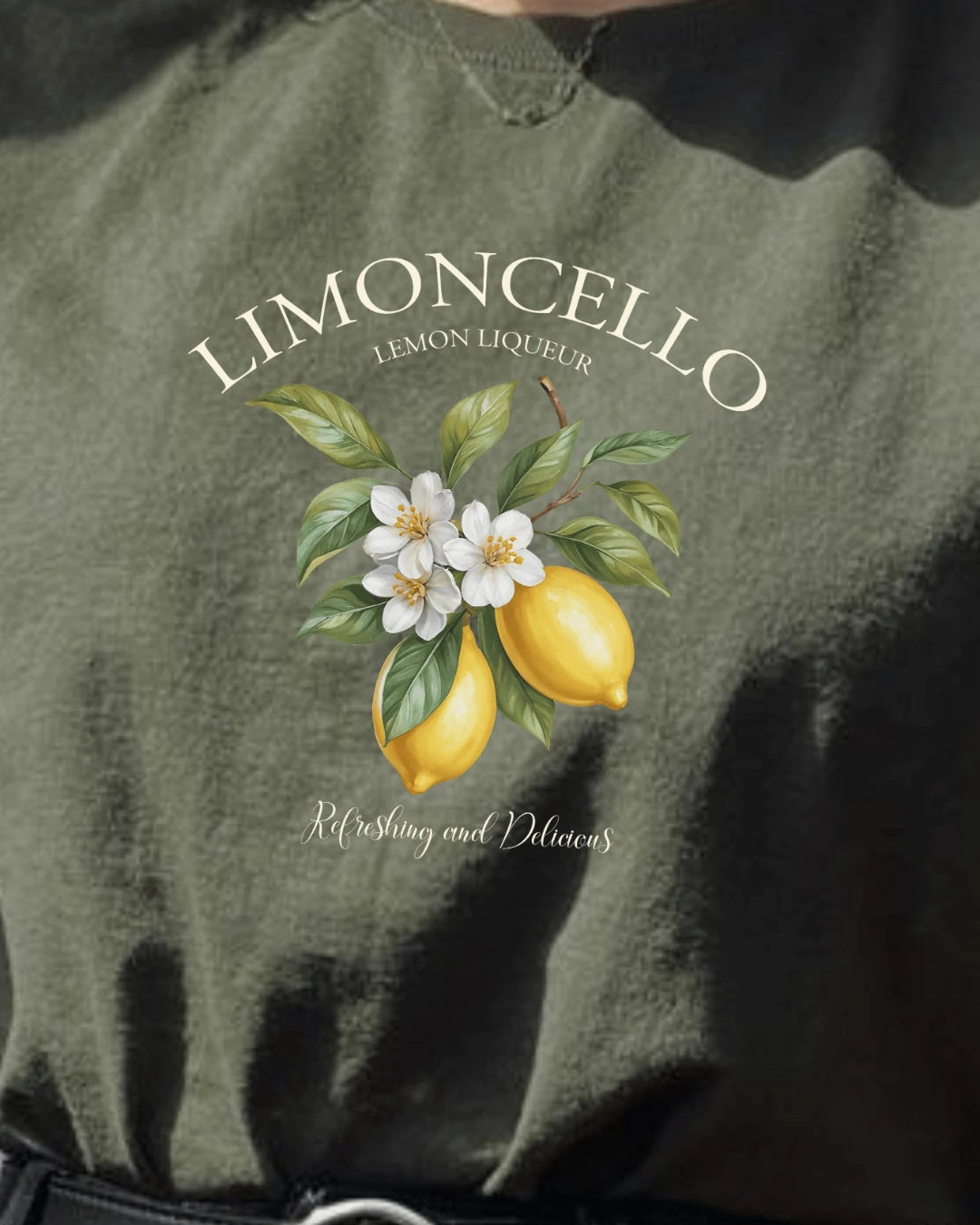 Camiseta Feminina 100% Algodão  Limoncello Verde